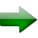 Fleche droite vert icon